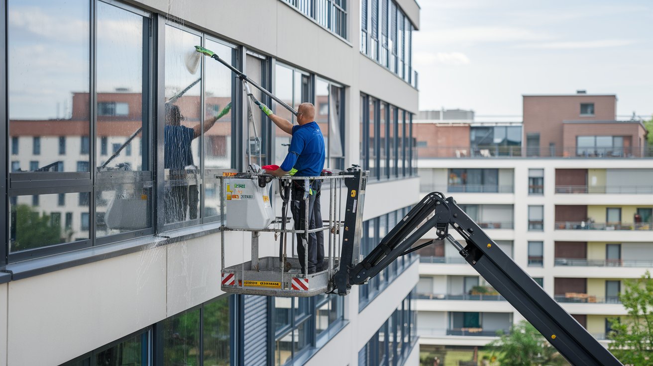 Spezialisierte Gebäudereinigung für Wohn- und Geschäftshäuser in Essen