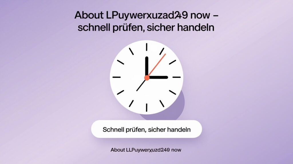 About llpuywerxuzad249 now — Schnell prüfen, sicher handeln