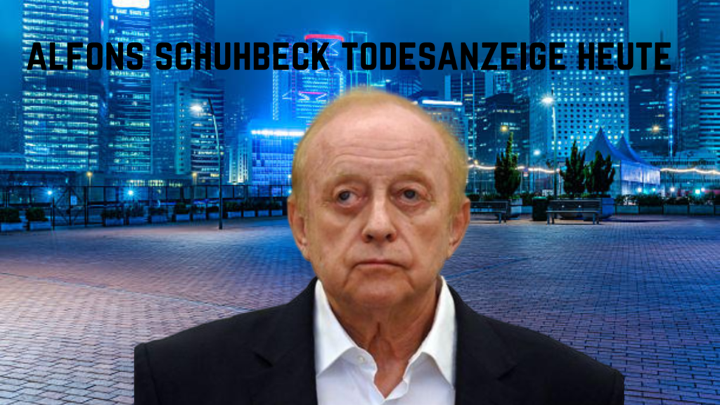 alfons schuhbeck todesanzeige heute