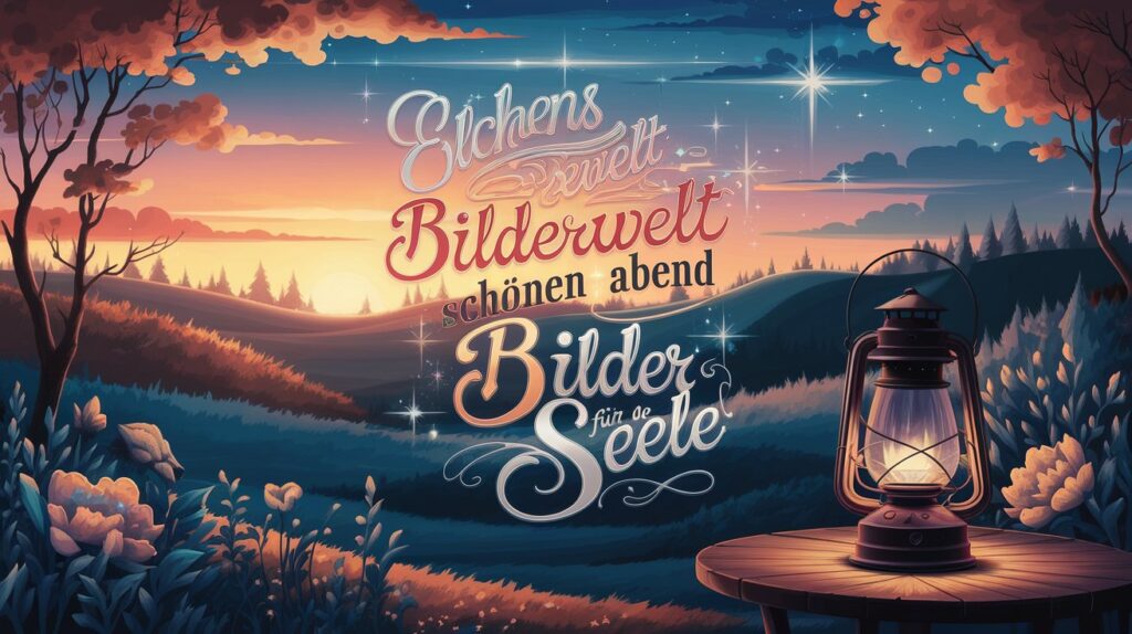 Elchens Bilderwelt Schönen Abend Bilder Für Die Seele