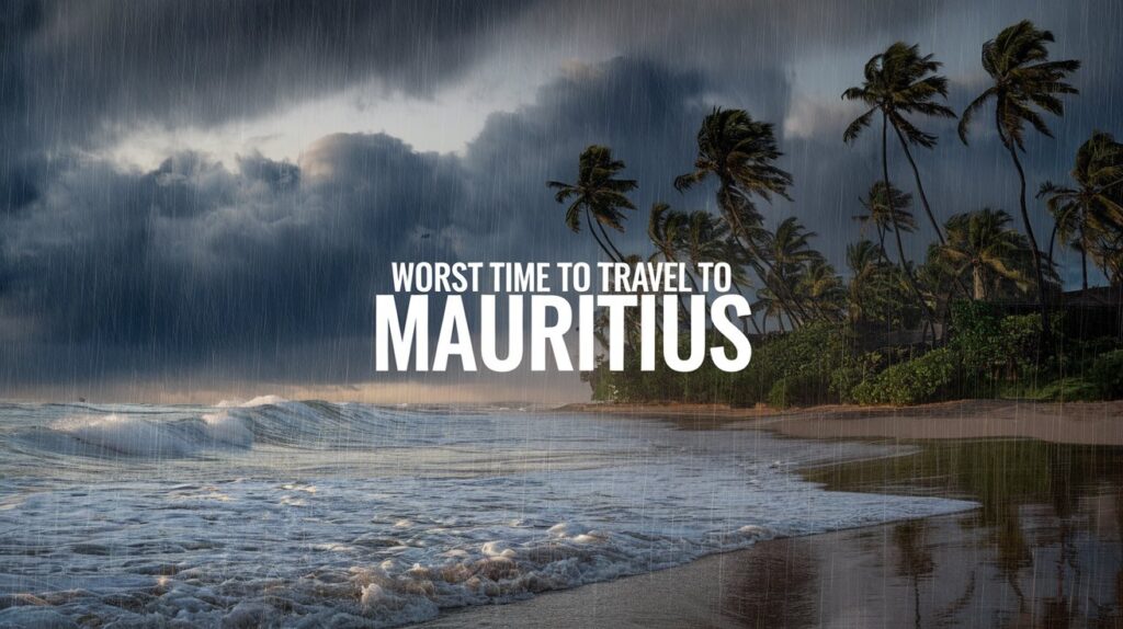 Schlechteste Reisezeit Mauritius: Wann du besser nicht reisen solltest!