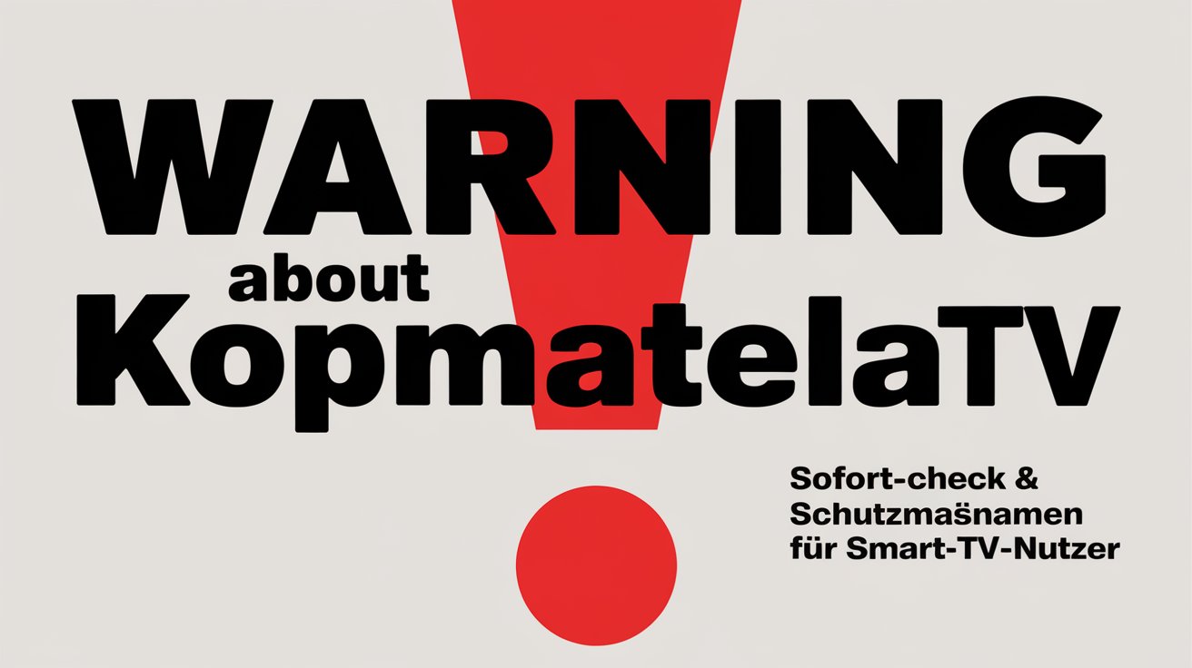 Warning about Kopmatelatv — Sofortcheck & Schutzmaßnahmen für Smart-TV-Nutzer