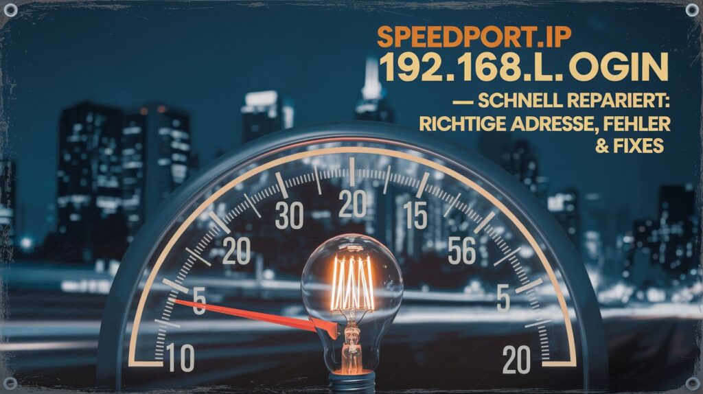 Speedport.ip 192.168.l.2 Login
