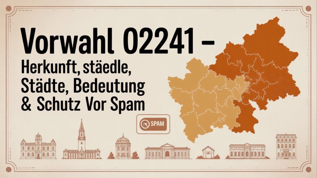 Vorwahl 02241 – Herkunft, Städte, Bedeutung & Schutz vor Spam