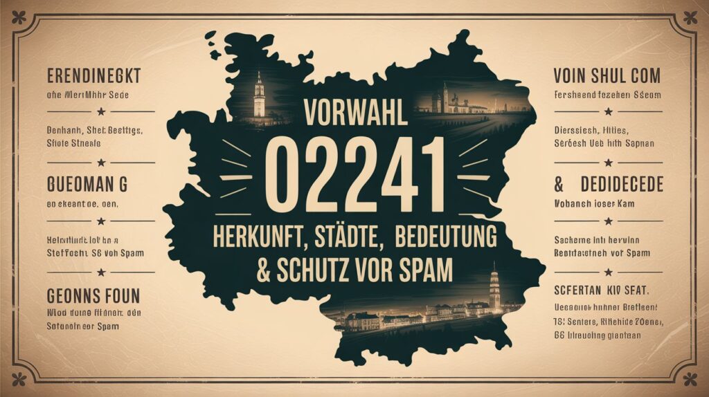 Vorwahl 02241 – Herkunft, Städte, Bedeutung & Schutz vor Spam