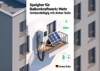 Speicher für Balkonkraftwerk: Mehr Unabhängigkeit mit Anker Solix