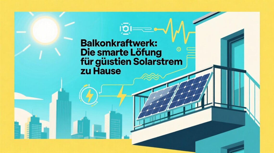 Balkonkraftwerk: Die smarte Lösung für günstigen Solarstrom zu Hause