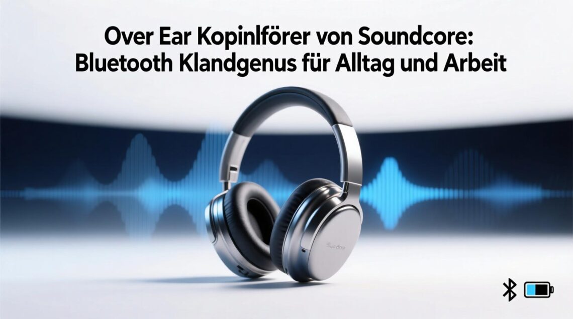 Over Ear Kopfhörer von Soundcore: Bluetooth Klanggenuss für Alltag und Arbeit