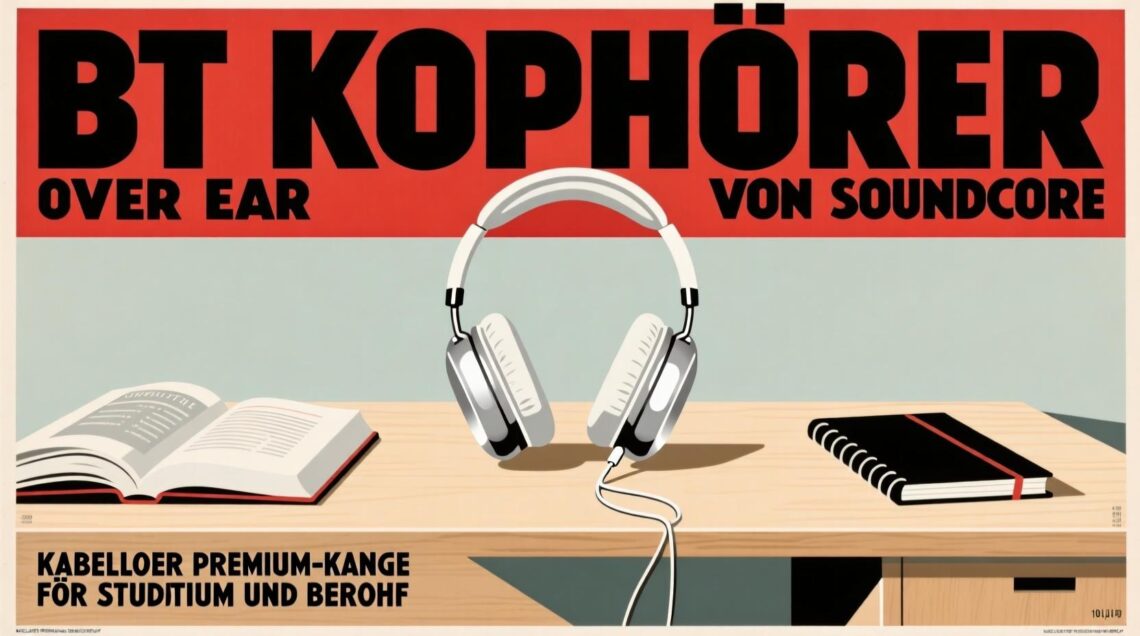 BT Kopfhörer Over Ear von Soundcore: Kabelloser Premium-Klang für Studium und Beruf