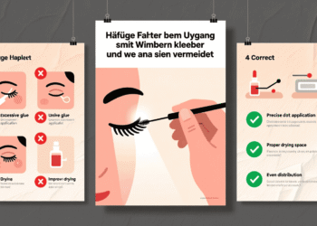 Häufige Fehler beim Umgang mit Wimpernkleber und wie man sie vermeidet